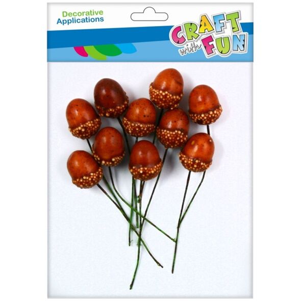 Craft with Fun CF OZDOBA DEK DRUCIK ZOLADZ 2CM 10SZT 12/144