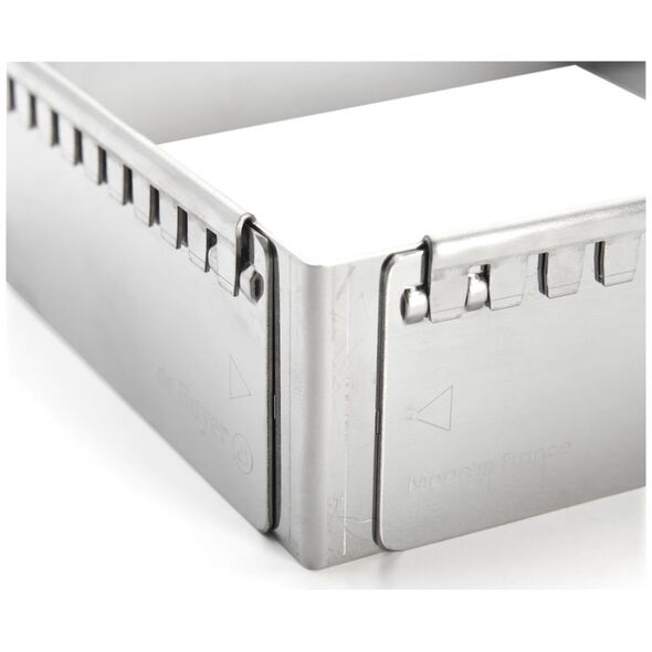 De Buyer De Buyer Patisserie Frame steel adjustable 30-57 cm square