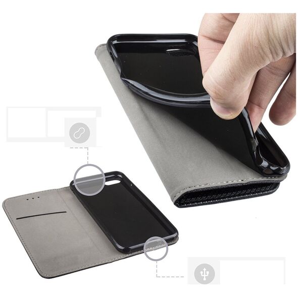 Kabura Smart Case book do SAMSUNG M52 czarny
