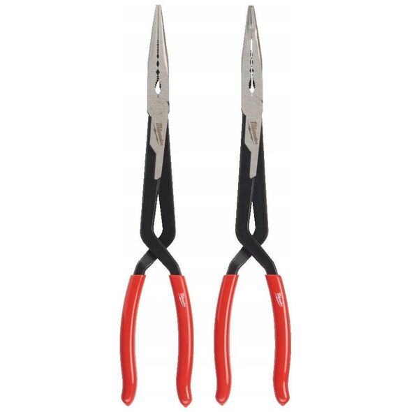 MILWAUKEE EXTENDED PLIERS SET STRAIGHT AND 45deg