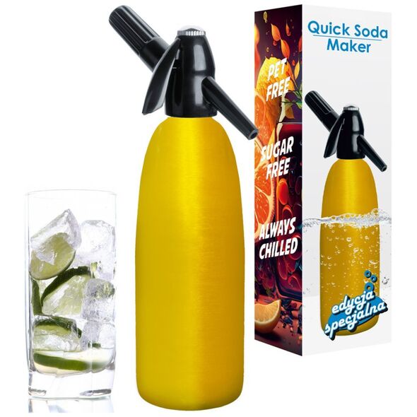 Art SATURATOR QUICK SODA SA-01 L GOLD 1 LITR SUMMER EDITON