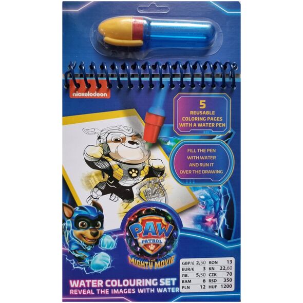 MAJEWSKI Zestaw do malowania wodą 6 elementów Psi Patrol Paw Patrol