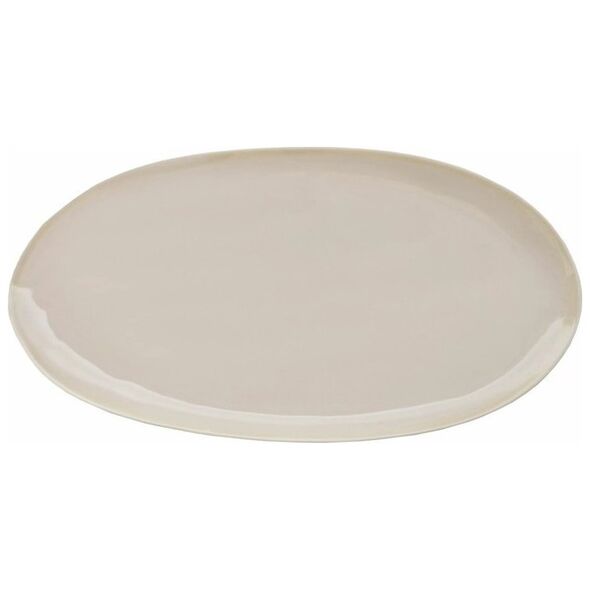 Verlo ETER Talerz owalny 43x22,5 cm, beżowy