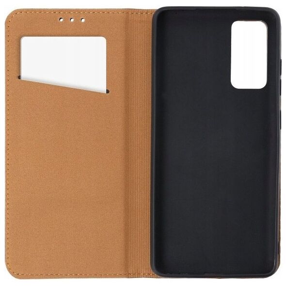 OEM Kabura SMART PRO Book skórzana do IPHONE 16 brązowy