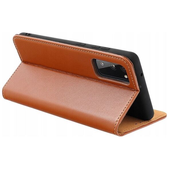 OEM Kabura SMART PRO Book skórzana do IPHONE 16 brązowy