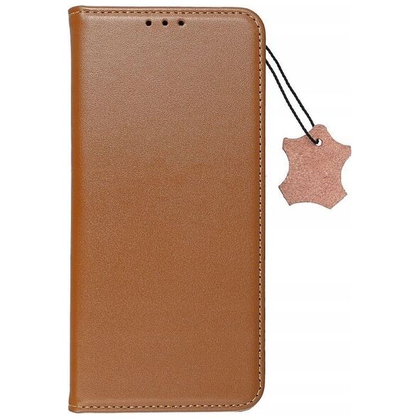 OEM Kabura SMART PRO Book skórzana do IPHONE 16 Pro brązowy
