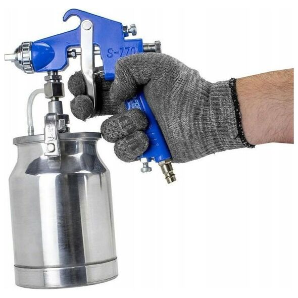 Forsage Pistolet lakierniczy z dolnym metalowym zbiornikiem (zbiornik 1000ml, dysza 1,8mm)