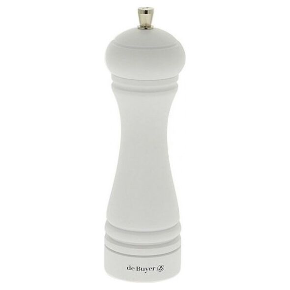 Młynek do przypraw De Buyer JAVA Młynek do pieprzu 18 cm biały matowy
