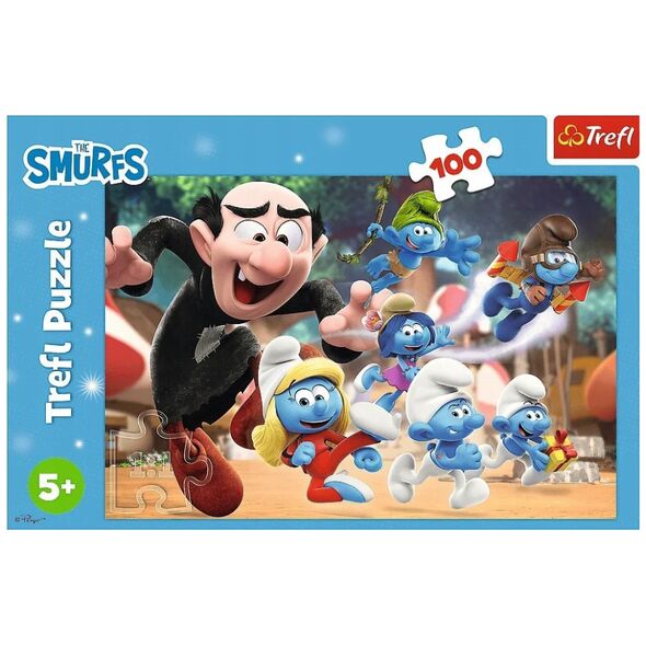 Trefl PUZZLE 100 Nauki Papy Smerfa 16481