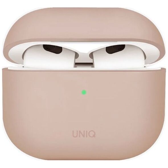 UNIQ Lino - etui silikonowe do AirPods 4 różowe - Gwarancja bezpieczeństwa. Proste raty. Bezpłatna wysyłka od 170 zł.
