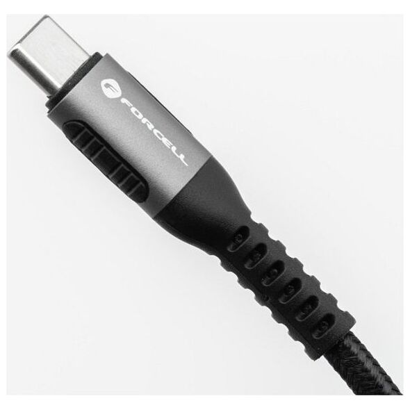 FORCELL F-ENERGY C260 kabel Typ C do Typ C QC4.0 PD 5A 100W Cafule 3 m czarny