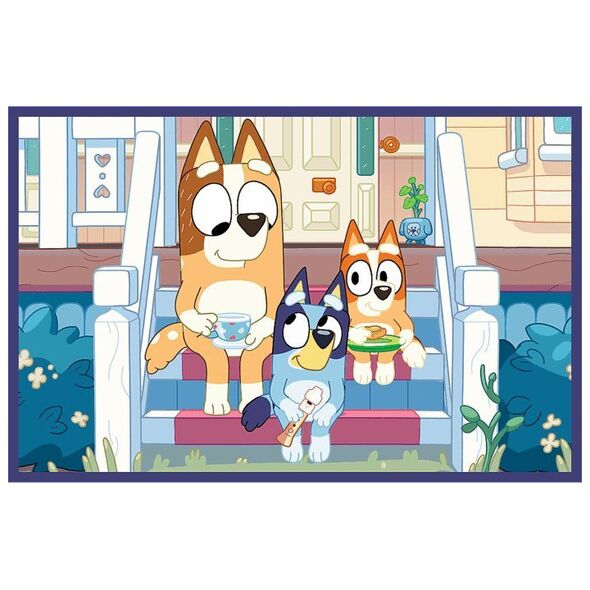 PUZZLE 2x24 Zabawna Bluey 34446