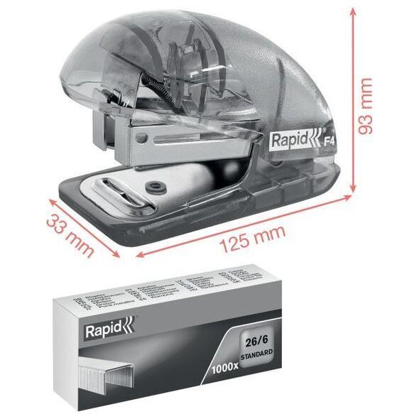 Zszywacz Rapid Zszywacz mini Rapid Colour"Breeze F4, 10 kartek, 5 lat gwarancji, lawendowy 5001532