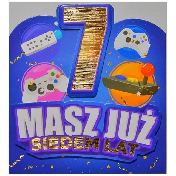 Yeku Karnet Urodziny 7