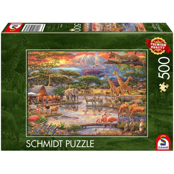 Schmidt Spiele Puzzle PQ 500 Raj pod Kilimandżaro G3