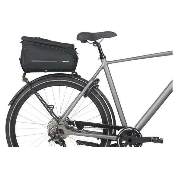 Torba na bagażnik BASIL MOV TRUNK BAG, Do stosowania z MIK, 10-26L, Wodoodporna, Black (NEW 2025)