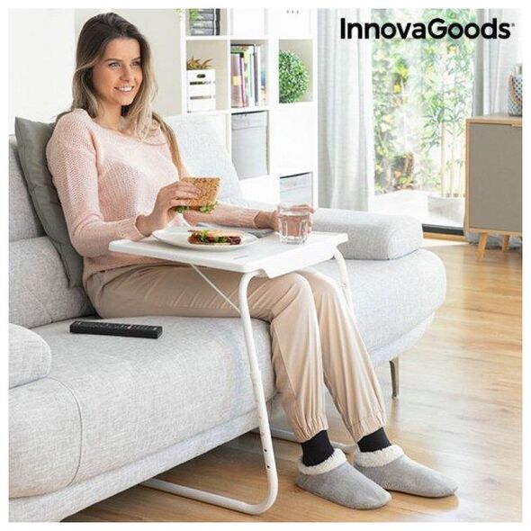 InnovaGoods Wielopozycyjny Składany Stolik Pomocniczy Foldy Table InnovaGoods