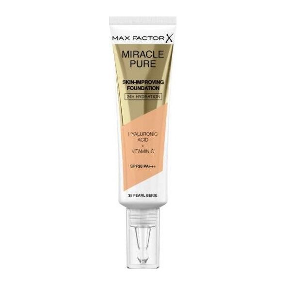 MAX FACTOR Płynny Podkład do Twarzy Max Factor Miracle Pure 35-pearl beige SPF 30 (30 ml)