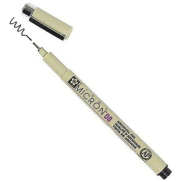 BRUYNZEEL SAKURA Sakura Pigma 08 Micron Cienkopis 49 Black 0,5mm