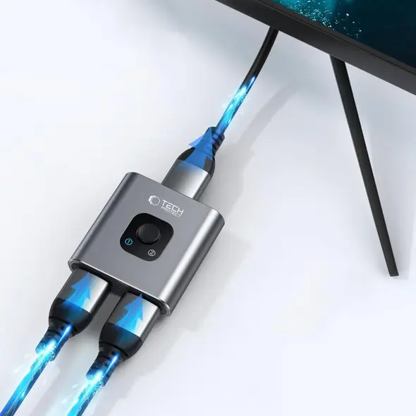 Tech-Protect HB07 HUB Adapter 2in1 HDMI 4K 60Hz Space Grey