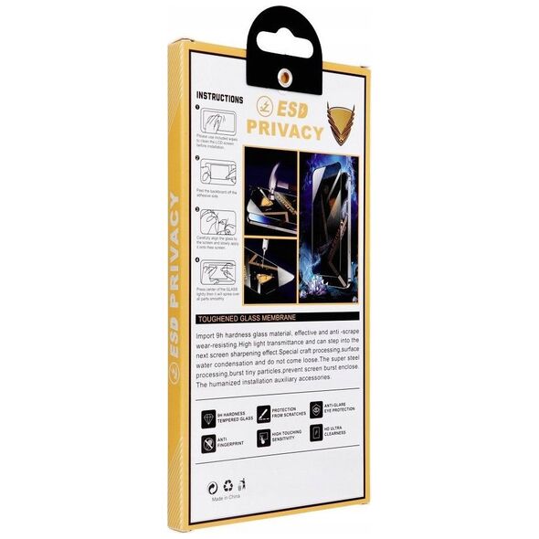 OG Szkło Hartowane OG Premium Privacy Glass - do Samsung Galaxy S24 Ultra czarny
