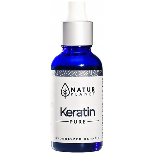 NATUR PLANET_Keratin-Pure keratyna hydrolizowana do włosów i paznokci 30ml
