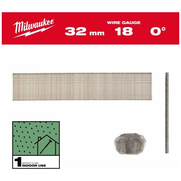 Milwaukee MILWAUKEE SZTYFTY 18G/32mm /5000szt. - M18FN18GS