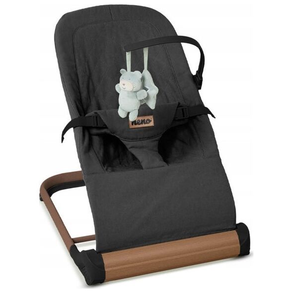 5718 NESSO DARK GREY LEŻACZEK + TORBA