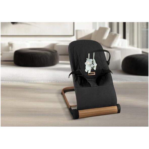 5718 NESSO DARK GREY LEŻACZEK + TORBA
