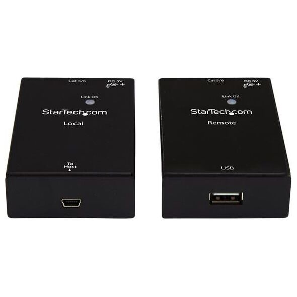 Adapter USB StarTech USB2001EXTV USB - RJ45 Czarny  (USB2001EXTV)