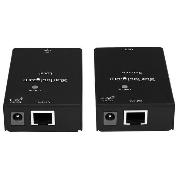 Adapter USB StarTech USB2001EXTV USB - RJ45 Czarny  (USB2001EXTV)