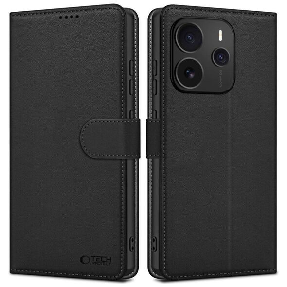 Case XIAOMI REDMI NOTE 14 5G Tech-Protect Wallet Matte black 5906302361168