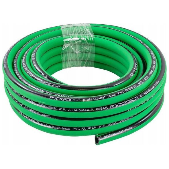 Rockforce Wąż gumowy do powietrza wzmocniony 10mm x 10m