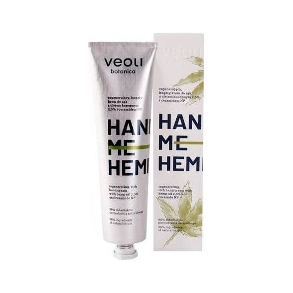 Hand Me Hemp regenerujący krem do rąk z olejem konopnym 2.5% i ceramidem NP 75ml