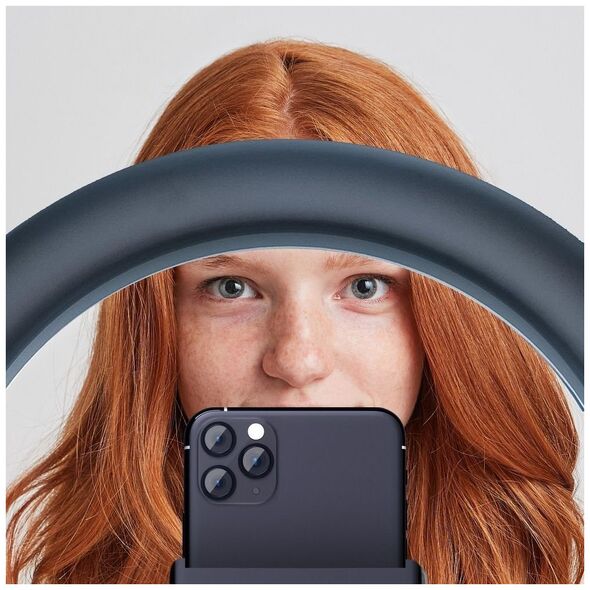 Lampa pierścieniowa Techonic  LED Ring Stream 10 cali z uchwytem na telefon