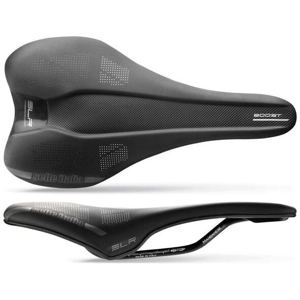 Selle Italia Siodło SELLE ITALIA SLR BOOST TM L (id match - L1) manganese tube 7, duro-tek, soft touch, czarne (NEW)