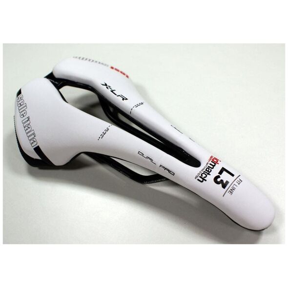 Selle Italia Siodło SELLE ITALIAX-LR TM SUPERFLOW (id match - L3) manganese tube 7, białe, testowe zestaw SIT-0000000000157 (NEW)