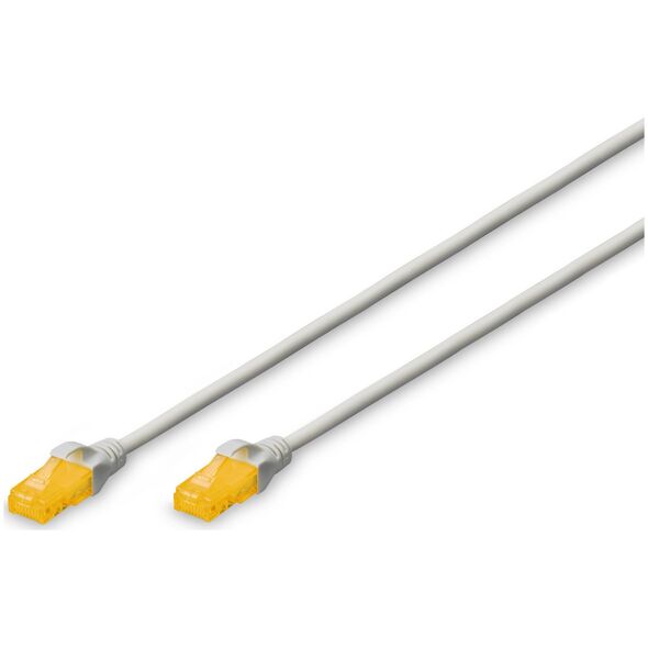 Digitus DIGITUS CAT 6A U/UTP Slim Patchkabel 5,0m grau