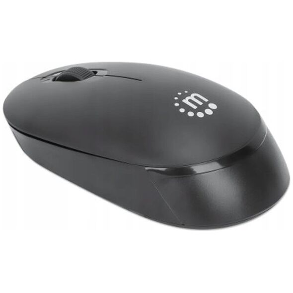 Mysz Manhattan MANHATTAN Performance III Optische Wireless USB-A Maus schwa