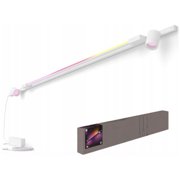 Lampa sufitowa Signify Philips Hue Perifo Basis-Set Wandl. 2 Spots+Gradient Tube Weiß