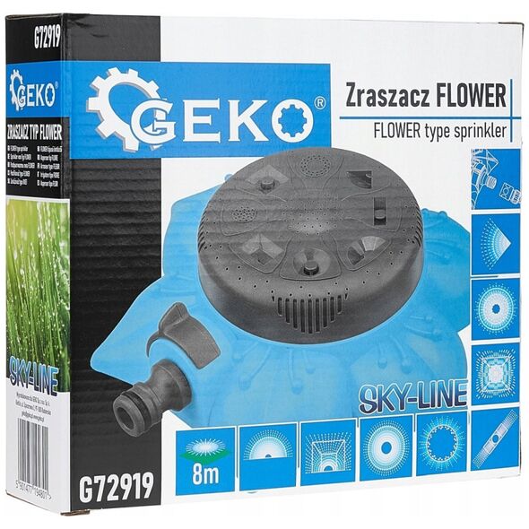 Zraszacz FLOWER 8-funkcji SKY-LINE (48)