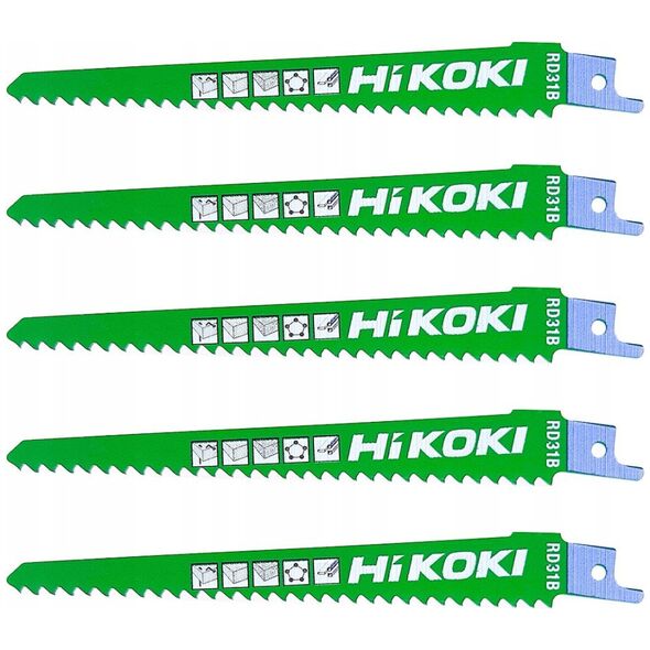 HIKOKI SABRE SAW BLADE RD31B/S611DF 150mm /5pcs.