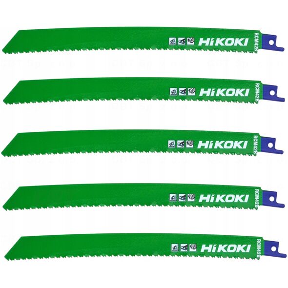 HIKOKI SABRE SAW BLADE RCM42B CURVED 225 10/14TPI 225mm /5pcs.