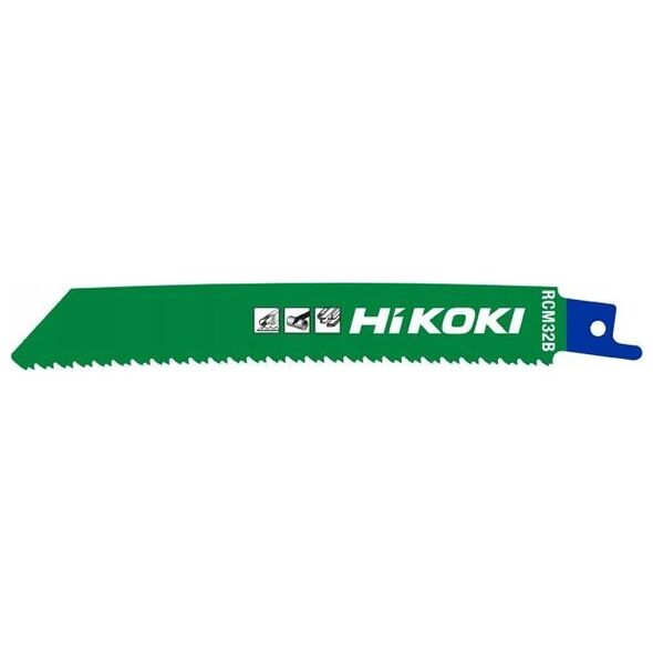 HIKOKI SABRE SAW BLADE RCM32B CURVED 150 10/14TPI 150mm /5pcs.