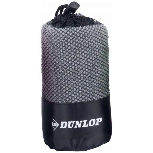 Dunlop RĘCZNIK SZYBKOSCHNĄCY Z WORKIEM DO PRZECHOWYWANIA SPORTOWY 80X40CM DUNLOP SZARY