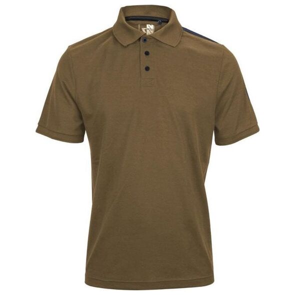 Green Cell Polo marškinėliai Nine Worths Lewis 1396 , Camel, dydis XL
