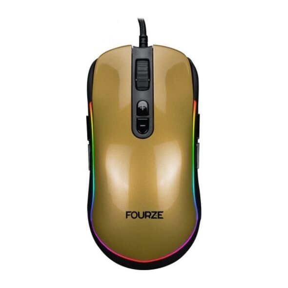 Mysz Fourze Fourze GM700 Gaming Mouse Black/Gold