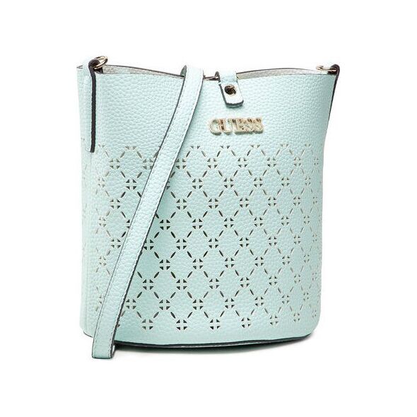 Guess, Amara, Synthetic Leather, Textile Bag, Surf, XG849301, For Women, 18/21 x 20 x 14 / 14/18 x 17.5 x 6.5 cm For Women