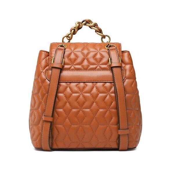 Guess, Elenia, Polyurethane, Textile Backpack, Cognac, For Women For Women