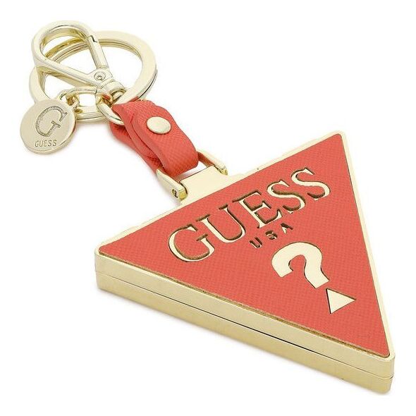 Guess, Guess, Metal Keyring, RW7424, Coral Unisex